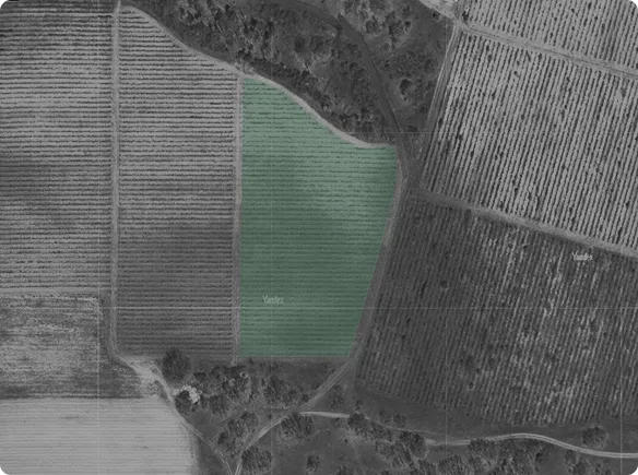 Участок земли на карте